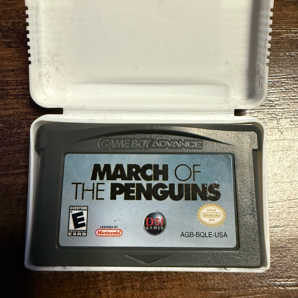 Nintendo Game Boy Advance March of the Penguins - Black Tested
